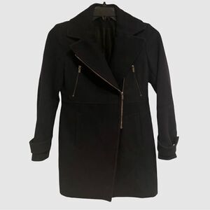 COMPTOIR DES COTONNIERS Navy Wool Coat